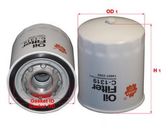 Масляный фильтр VIC C606