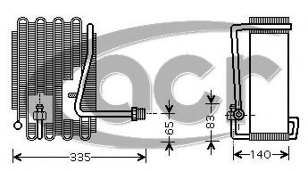Испаритель, кондиционер ACR 310174