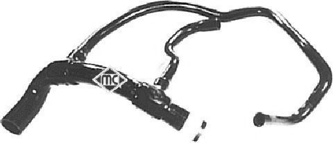 Шланг радиатора Metalcaucho 08025