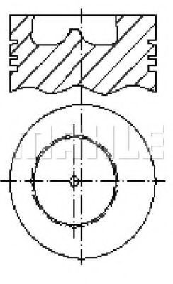 Поршень METAL LEVE P1225
