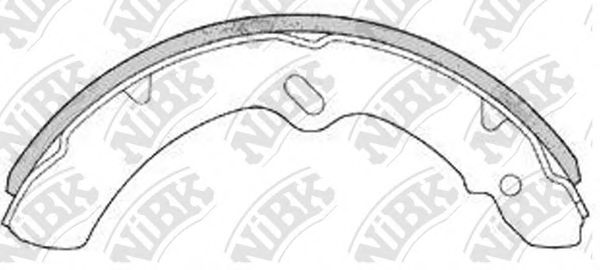 Комплект тормозных колодок NiBK FN1183