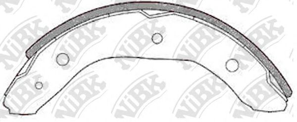 Комплект тормозных колодок NiBK FN2275