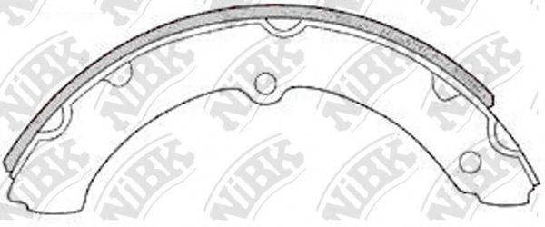 Комплект тормозных колодок NiBK FN2295