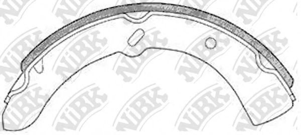 Комплект тормозных колодок NiBK FN3361