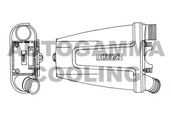 Интеркулер AUTOGAMMA 101485