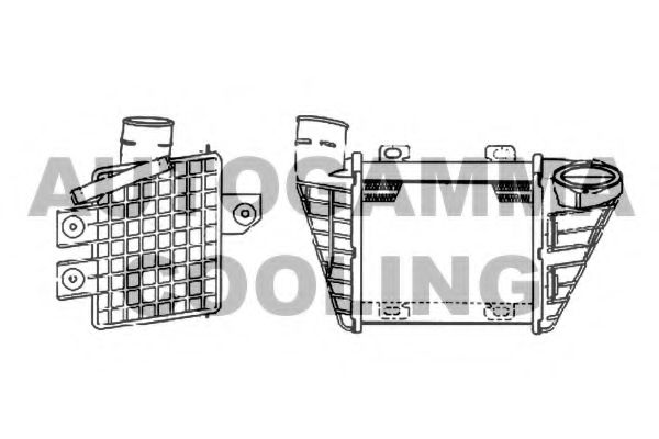 Интеркулер AUTOGAMMA 101962