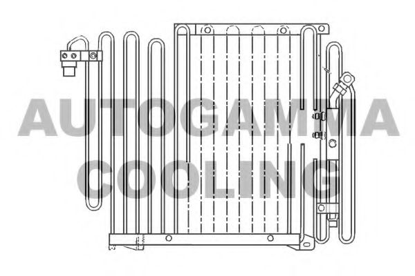Конденсатор, кондиционер AUTOGAMMA 102572