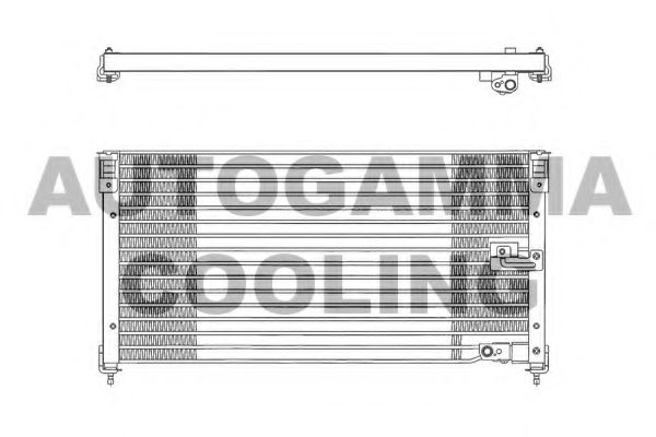 Конденсатор, кондиционер AUTOGAMMA 102659
