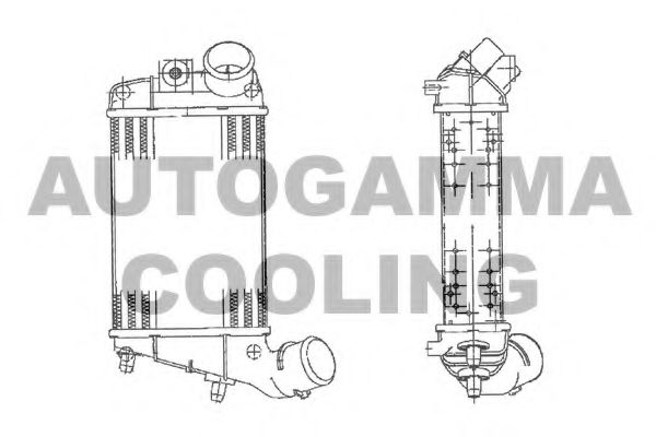 Интеркулер AUTOGAMMA 103008