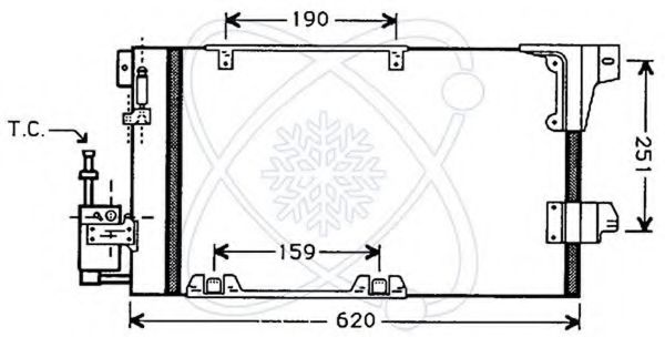 Конденсатор, кондиционер WEBASTO 35301