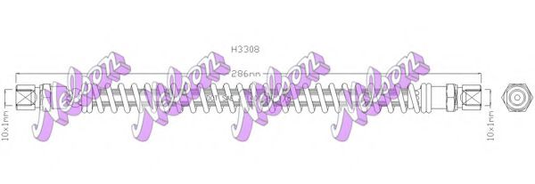 Тормозной шланг Brovex-Nelson H3308
