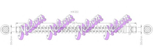 Тормозной шланг Brovex-Nelson H4311
