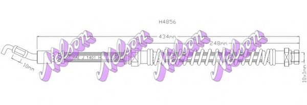 Тормозной шланг Brovex-Nelson H4856