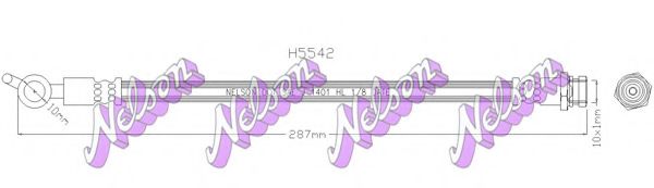 Тормозной шланг Brovex-Nelson H5542