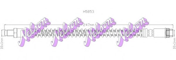 Тормозной шланг Brovex-Nelson H5853