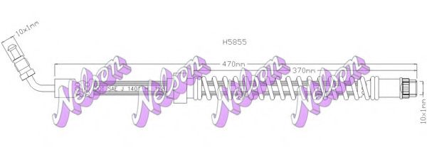 Тормозной шланг Brovex-Nelson H5855