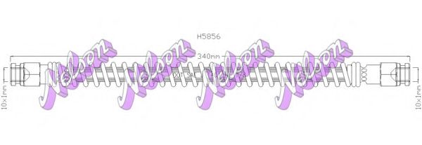 Тормозной шланг Brovex-Nelson H5856