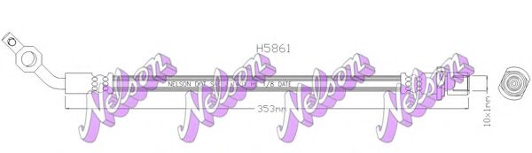 Тормозной шланг Brovex-Nelson H5861