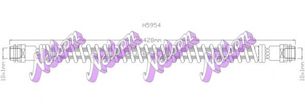 Тормозной шланг Brovex-Nelson H5954