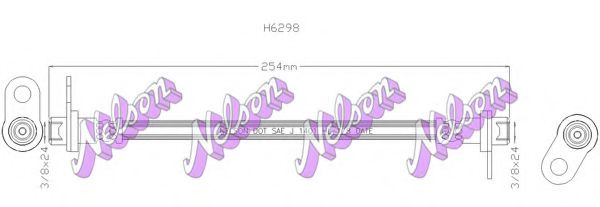 Тормозной шланг Brovex-Nelson H6298