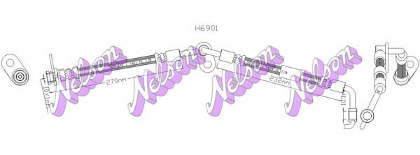 Тормозной шланг Brovex-Nelson H6901