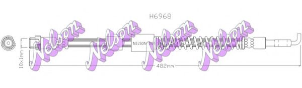 Тормозной шланг Brovex-Nelson H6968