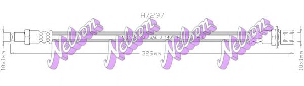 Тормозной шланг Brovex-Nelson H7297