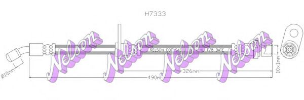 Тормозной шланг Brovex-Nelson H7333