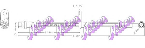 Тормозной шланг Brovex-Nelson H7352