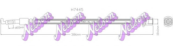 Тормозной шланг Brovex-Nelson H7445