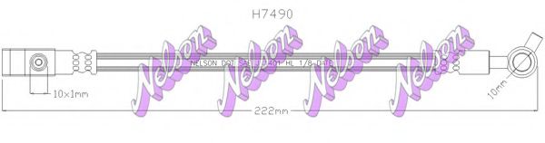 Тормозной шланг Brovex-Nelson H7490