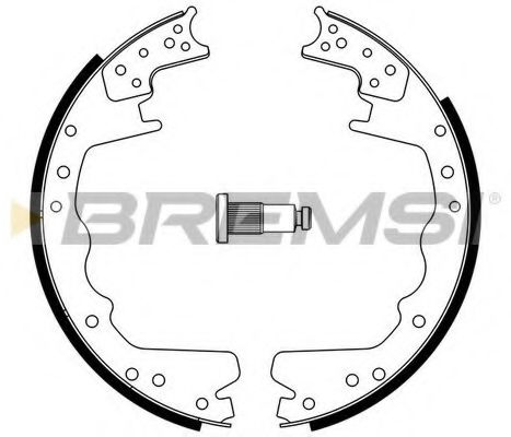 Комплект тормозных колодок BREMSI GF4358