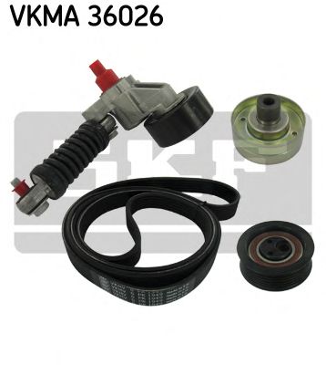 Поликлиновой ременный комплект SKF VKMA 36026