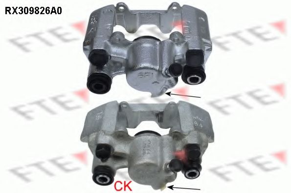 Тормозной суппорт FTE RX309826A0