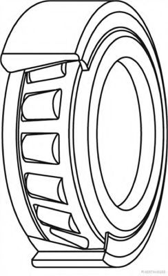 Комплект подшипника ступицы колеса HERTH+BUSS JAKOPARTS J4702038