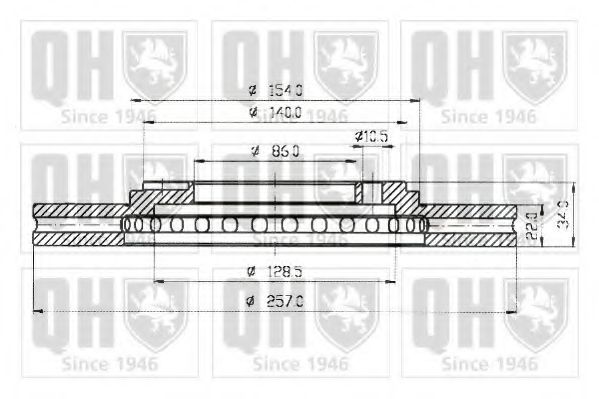 Тормозной диск IPI 1090