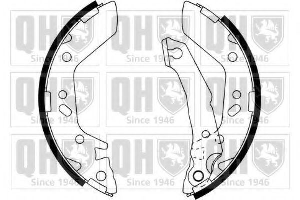 Комплект тормозных колодок QUINTON HAZELL BS1149