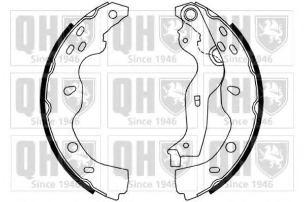 Комплект тормозных колодок QUINTON HAZELL BS1164