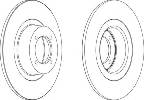 Тормозной диск FERODO DDF288-1