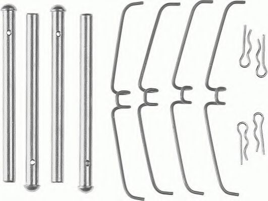 Комплектующие, колодки дискового тормоза FERODO FBA550