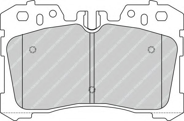 Комплект тормозных колодок, дисковый тормоз FERODO FDB4277