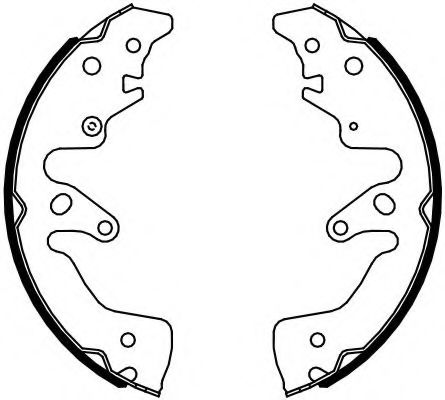 Комплект тормозных колодок FERODO FSB4113