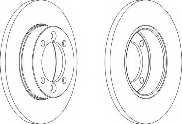 Тормозной диск FERODO DDF118