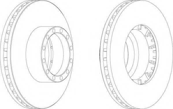 Тормозной диск FERODO FCR155A