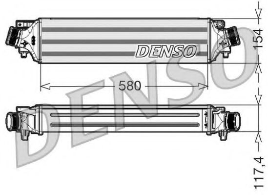Интеркулер DENSO DIT01002