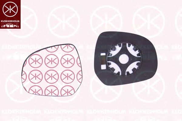 Зеркальное стекло, наружное зеркало KLOKKERHOLM 50331061