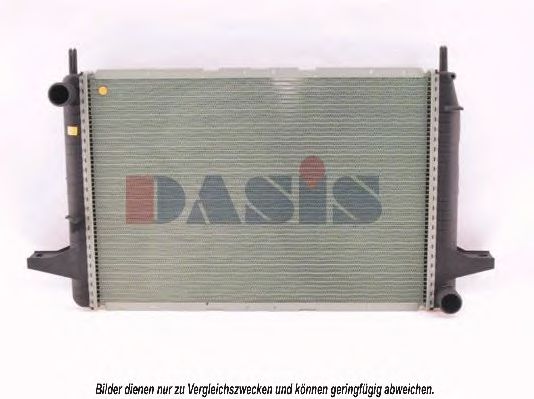 Радиатор, охлаждение двигателя NISSENS 62186