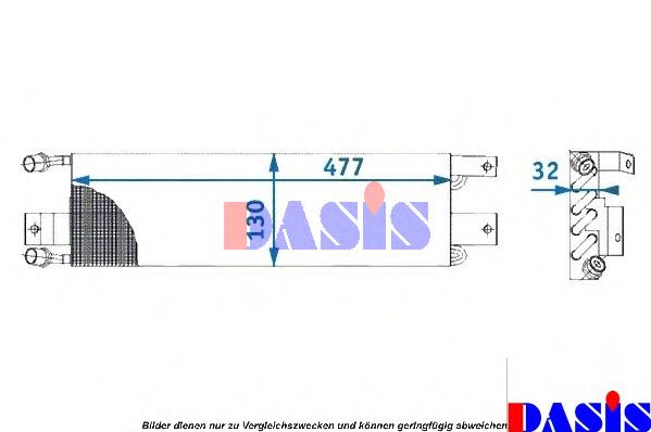 Конденсатор, кондиционер AKS DASIS 172160N