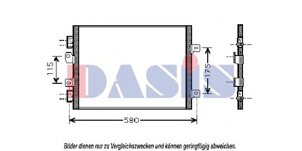 Конденсатор, кондиционер AKS DASIS 180049N