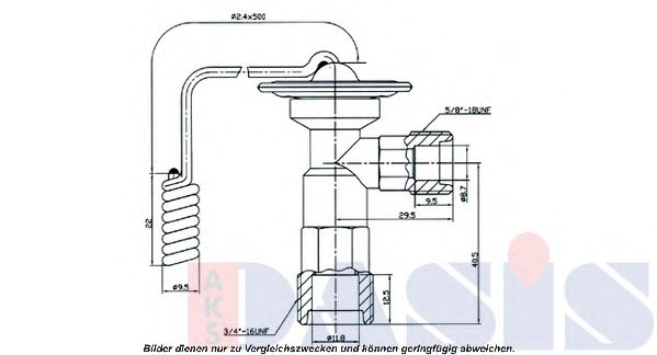 Расширительный клапан, кондиционер AKS DASIS 840370N